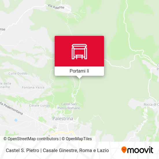 Mappa Castel S. Pietro | Casale Ginestre