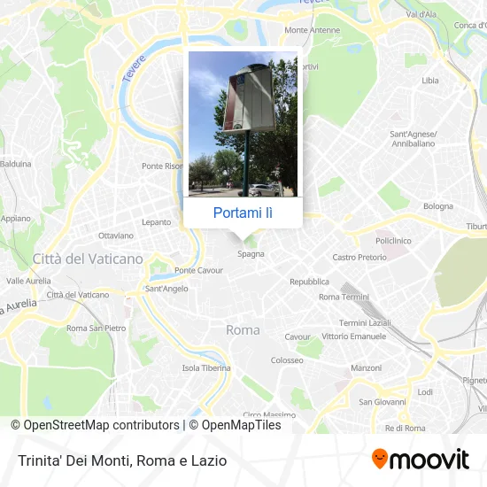 Mappa Trinita' Dei Monti