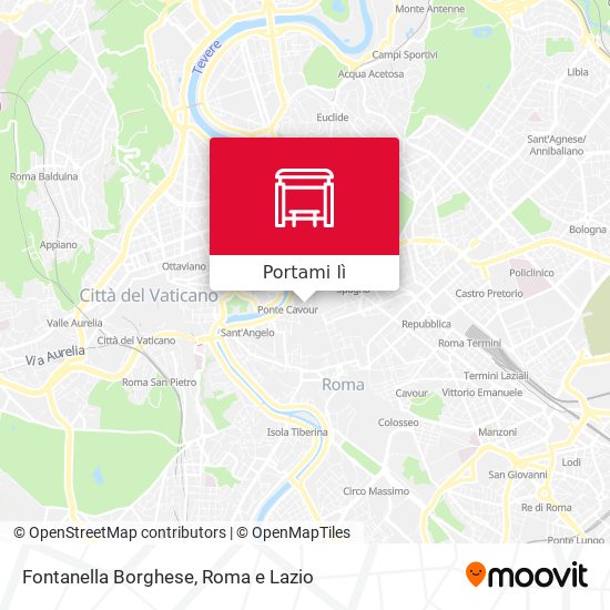 Mappa Fontanella Borghese