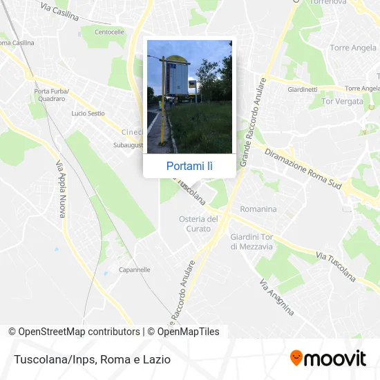 Mappa Tuscolana/Inps