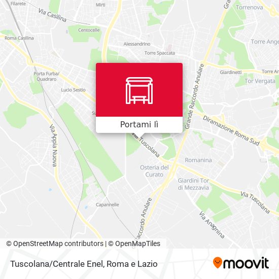 Mappa Tuscolana/Centrale Enel