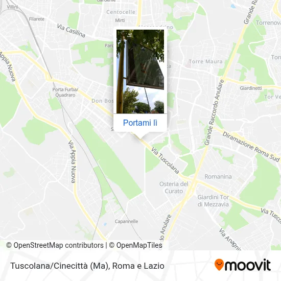Mappa Tuscolana/Cinecittà (Ma)