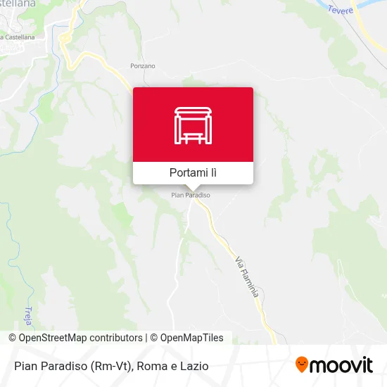 Mappa Pian Paradiso (Rm-Vt)