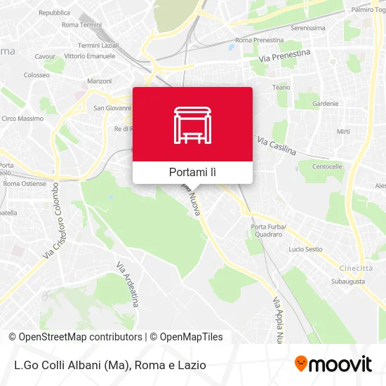 Mappa L.Go Colli Albani (Ma)