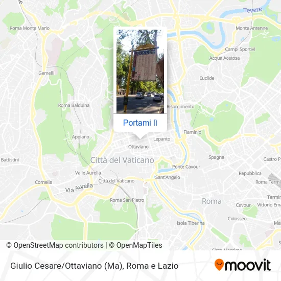 Mappa Giulio Cesare/Ottaviano (Ma)