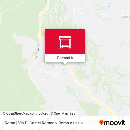Mappa Roma | Via Di Castel Romano