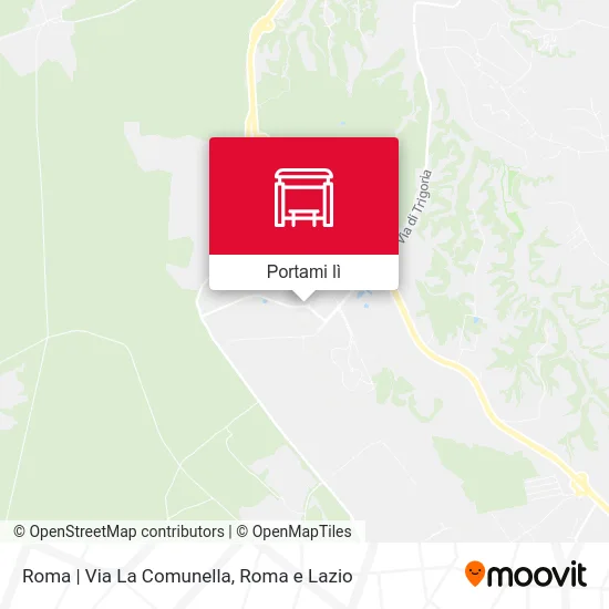 Mappa Roma | Via La Comunella