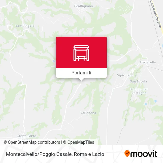 Mappa Montecalvello/Poggio Casale