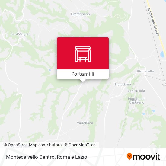 Mappa Montecalvello Centro