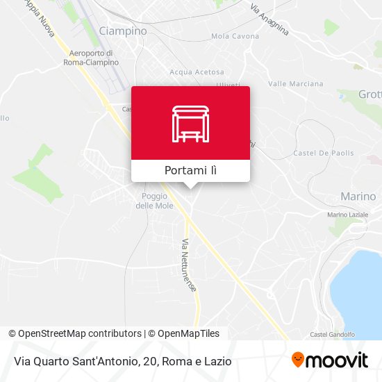 Mappa Via Quarto Sant'Antonio, 20