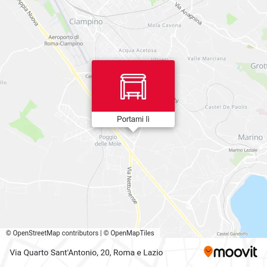 Mappa Via Quarto Sant'Antonio, 20