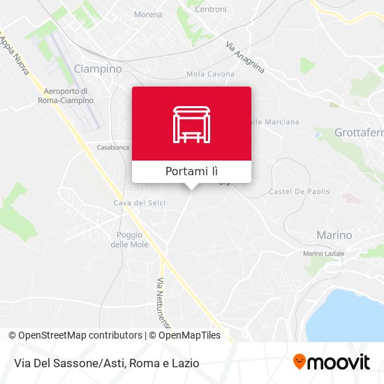 Mappa Via Del Sassone/Asti