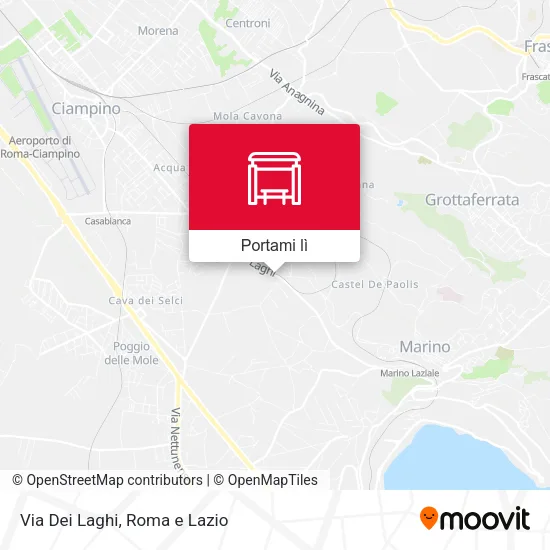 Mappa Via Dei Laghi