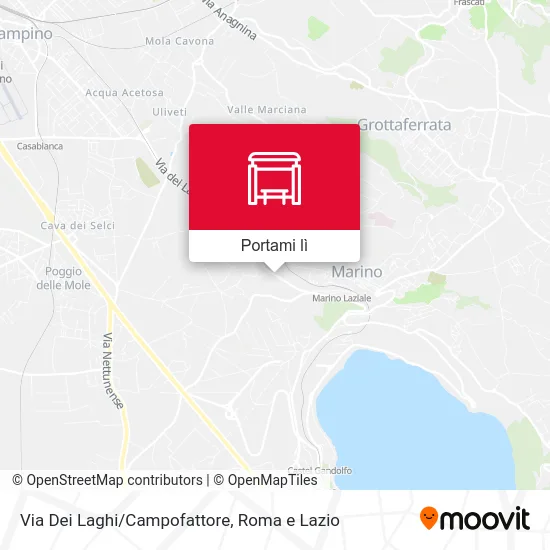 Mappa Via Dei Laghi/Campofattore