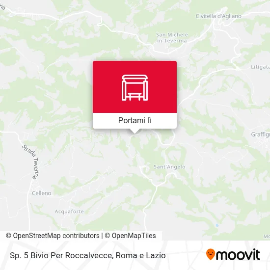 Mappa Sp. 5 Bivio Per Roccalvecce