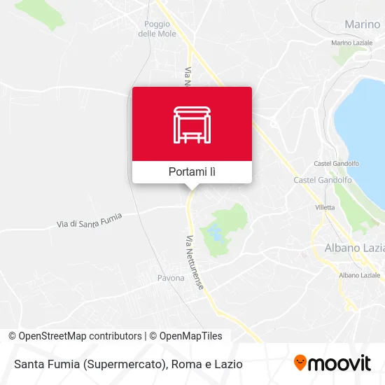 Mappa Santa Fumia (Supermercato)