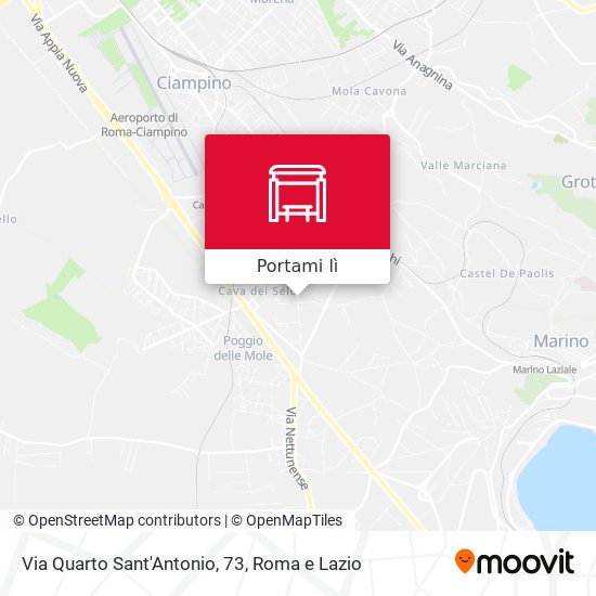 Mappa Via Quarto Sant'Antonio, 73
