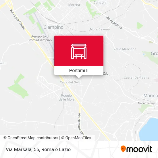Mappa Via Marsala, 55