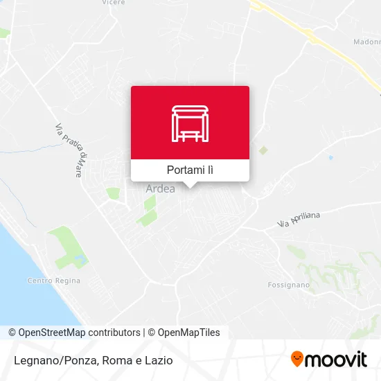 Mappa Legnano/Ponza