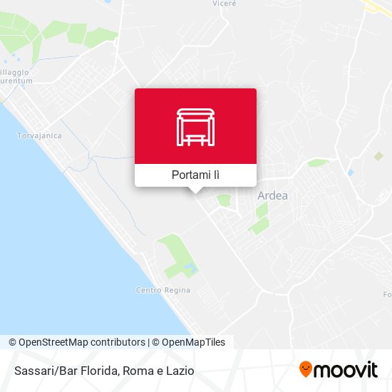 Mappa Sassari/Bar Florida