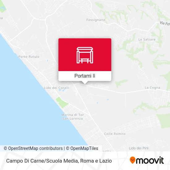 Mappa Campo Di Carne/Scuola Media