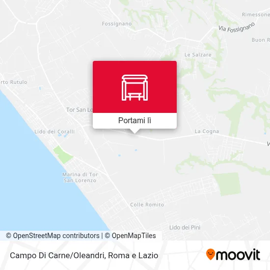 Mappa Campo Di Carne/Oleandri