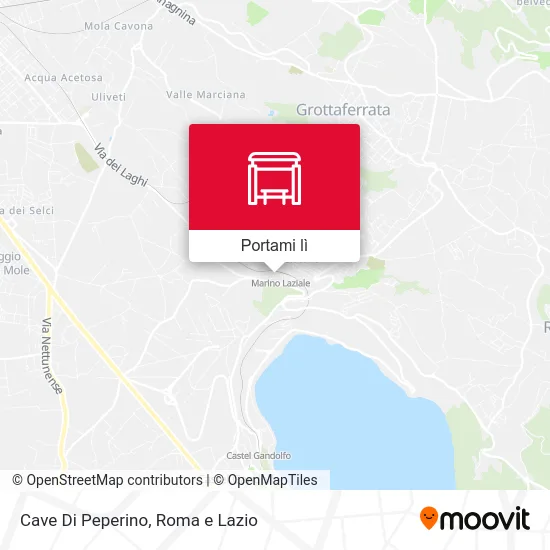 Mappa Cave Di Peperino