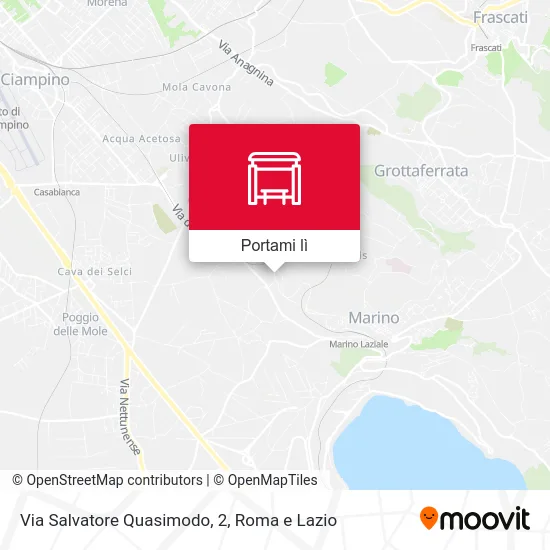 Mappa Via Salvatore Quasimodo, 2