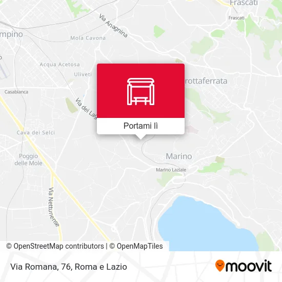 Mappa Via Romana, 76