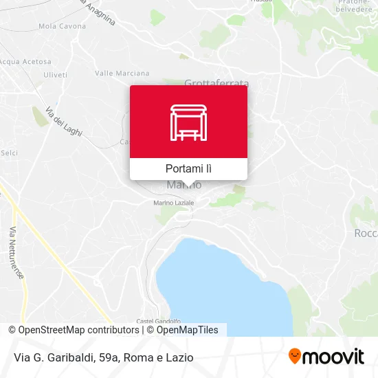 Mappa Via G. Garibaldi, 59a