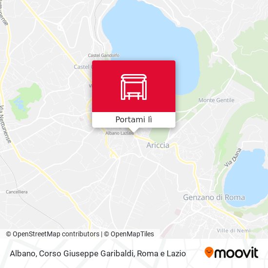 Mappa Albano, Corso Giuseppe Garibaldi