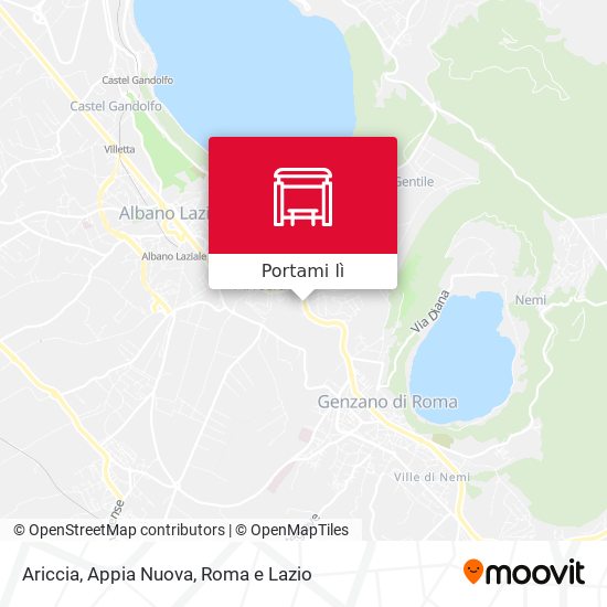 Mappa Ariccia, Appia Nuova