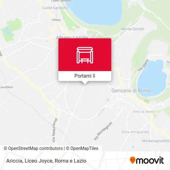 Mappa Ariccia, Liceo Joyce