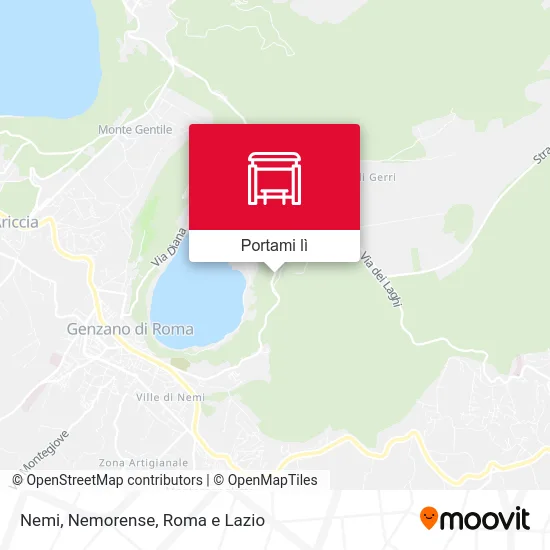 Mappa Nemi, Nemorense