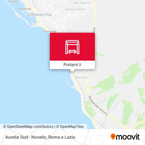 Mappa Aurelia Sud - Novello