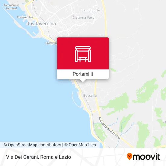 Mappa Via Dei Gerani