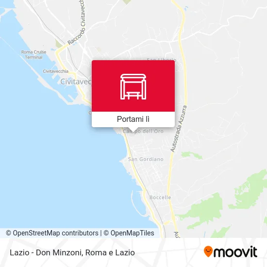 Mappa Lazio - Don Minzoni