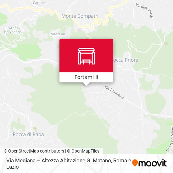 Mappa Via Mediana – Altezza Abitazione G. Matano