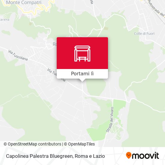 Mappa Capolinea Palestra Bluegreen