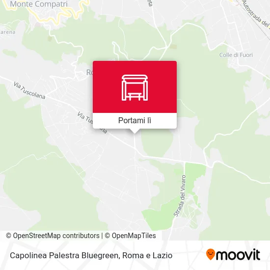 Mappa Capolinea Palestra Bluegreen