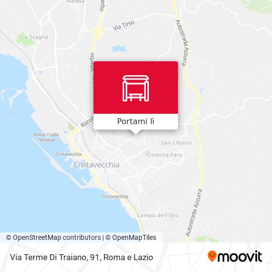 Mappa Via Terme Di Traiano, 91