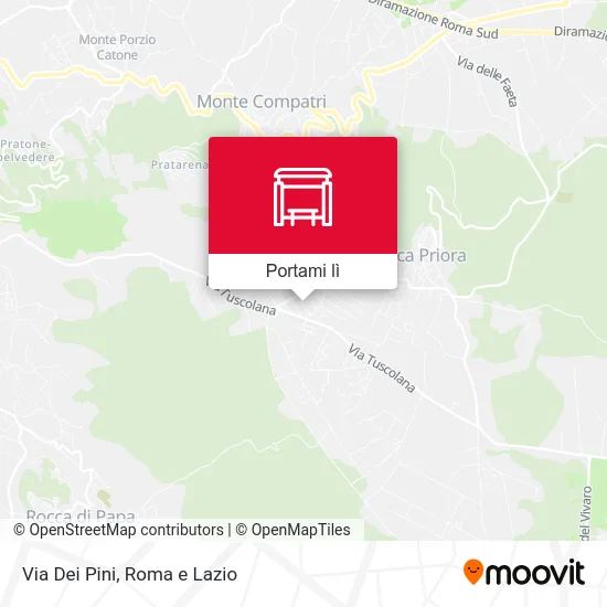 Mappa Via Dei Pini