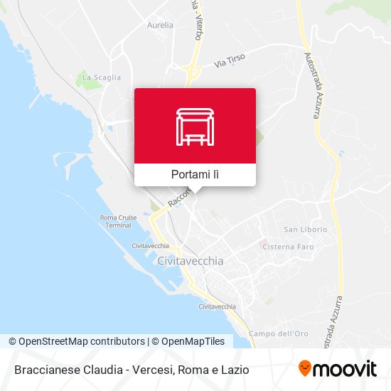 Mappa Braccianese Claudia - Vercesi