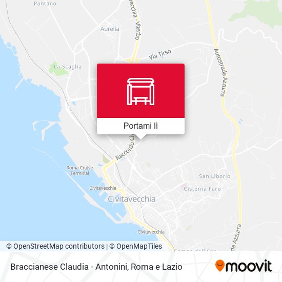 Mappa Braccianese Claudia - Antonini