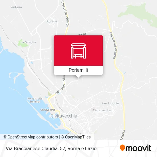 Mappa Via Braccianese Claudia, 57