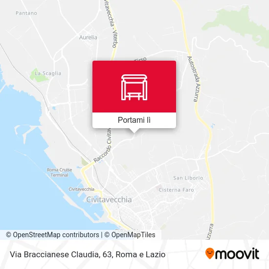 Mappa Via Braccianese Claudia, 63