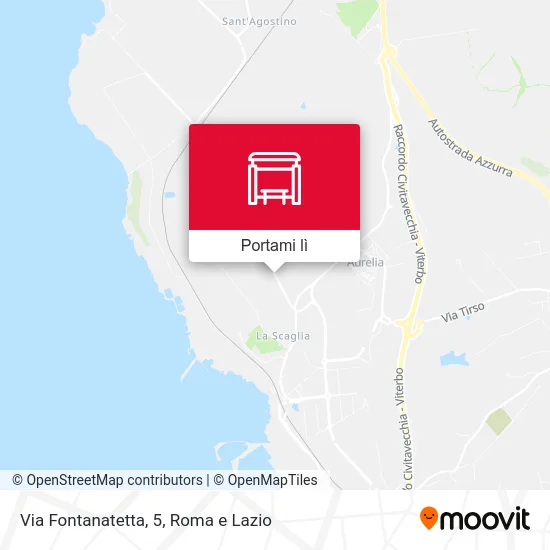 Mappa Via Fontanatetta, 5