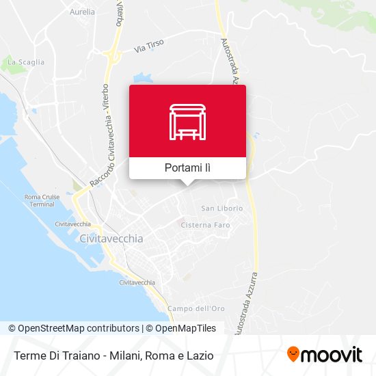 Mappa Terme Di Traiano - Milani