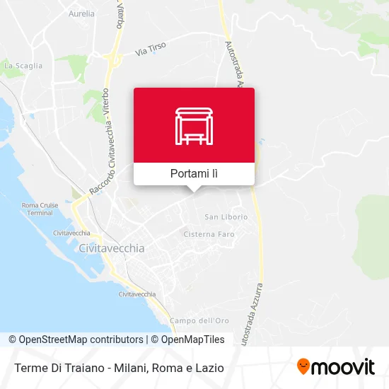 Mappa Terme Di Traiano - Milani