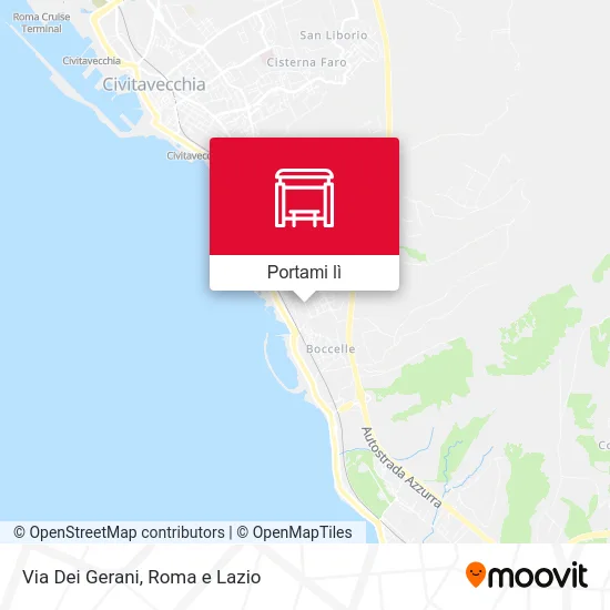 Mappa Via Dei Gerani